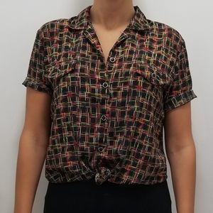 Vintage: Colorful Button Down Shirt (Unisex)